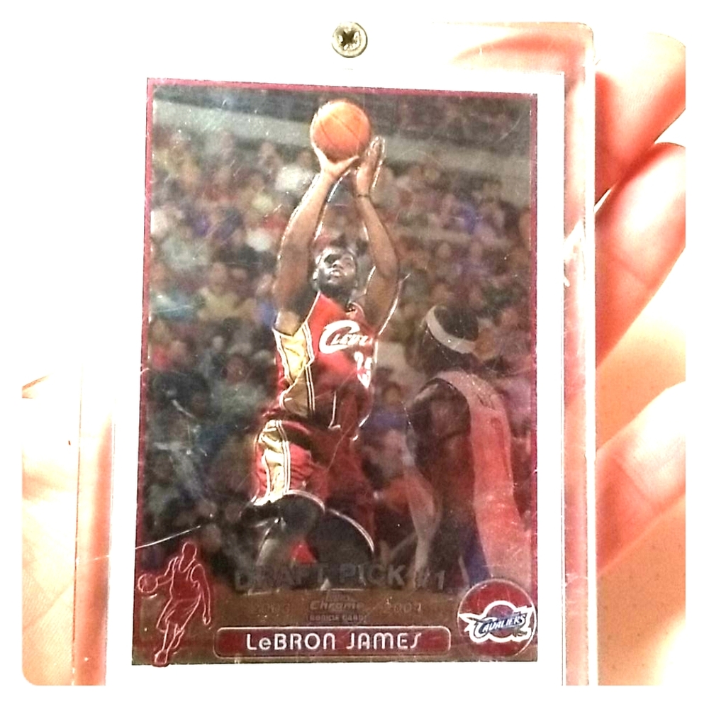 Lebron james  basketball card from 2009